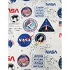 Kép 2/2 - Alpha Industries Basic NASA AOP póló, white, M