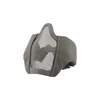 Kép 1/3 - Stalker EVO rácsos arcmaszk, szürke FAST helmet szerelékkel