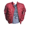 Kép 3/3 - Alpha Industries Engine kabát, commander red, L
