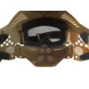 Kép 3/3 - Guardian V1 arcvédő maszk árnyékolóval, tan