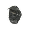 Kép 1/3 - Guardian V4 arcvédő maszk árnyékolóval, fekete, rácsos