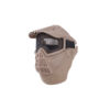 Kép 1/3 - Guardian V4 arcvédő maszk árnyékolóval, Tan, rácsos