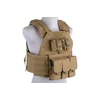 Kép 3/8 - Plate Carrier taktikai mellény, tan