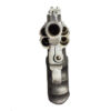 Kép 2/5 - Keserű Pitbull 2" gumis gáz-riasztó pisztoly, polírozott, alu dob