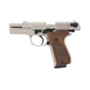 Kép 2/4 - Walther P88 Nikkel gáz-riasztó pisztoly, fa markolat