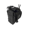 Kép 3/5 - Primal Gear Dupla tárzseb, Open, fekete