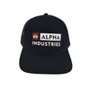 Kép 2/3 - Alpha Industries Block Logo Cap baseball sapka, black