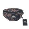 Kép 1/3 - Alpha Industries Rubber Print Waistbag övtáska, black-camo