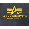 Kép 2/4 - Alpha Industries Basic Sweater pullóver, charcoal hearther, L