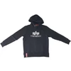 Kép 1/4 - Alpha Industries Basic Hoody pullóver, black, XL