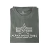 Kép 2/3 - Alpha Industries Basic T Embroidery póló, dark olive, L