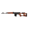 Kép 6/8 - A&K SVD Dragunov elektromos airsoft DMR, fa imitáció