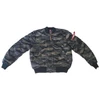 Kép 1/7 - Alpha Industries MA1 VF59 kabát, camouflage, black camo, M