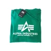 Kép 2/5 - Alpha Industries Basic Zip Hoody pullóver, jungle green, M