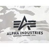 Kép 3/4 - Alpha Industries Basic Zip Hoody Camouflage pullóver, white camo, L