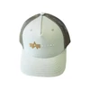 Kép 1/4 - Alpha Industries Alpha Label Trucker Cap kamionos sapka, dusty green 