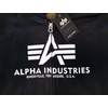 Kép 6/6 - Alpha Industries Basic Zip Hoody cipzáras pulóver, black, M