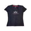 Kép 1/4 - Alpha Industries New Basic T G wmn női póló, black, S