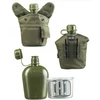 Kép 2/2 - Miltec US műanyag kulacs szövettokkal és csajkával, 900ml, oliva