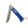 Kép 7/9 - Opinel No8. Colorama kés, inox, kék bőrtokkal