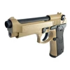 Kép 2/17 - Beretta M92 GBB airsoft pisztoly,  tan (green gas)