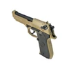 Kép 3/17 - Beretta M92 GBB airsoft pisztoly,  tan (green gas)