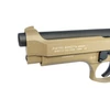 Kép 6/17 - Beretta M92 GBB airsoft pisztoly,  tan (green gas)