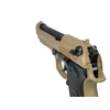 Kép 13/17 - Beretta M92 GBB airsoft pisztoly,  tan (green gas)
