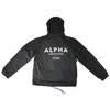 Kép 3/4 - Alpha Industries Windbreaker dzseki, greyblack, XL
