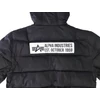 Kép 5/6 - Alpha Industries Hooded Puffer FD Rev. kabát, vintage green, L