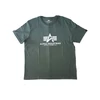 Kép 1/3 - Alpha Industries Basic T-Shirt póló, dark olive, M