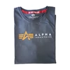 Kép 3/3 - Alpha Industries Alpha Label T póló, greyblack, M