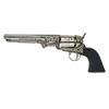 Kép 1/14 - Pietta Colt 1851 Navy Nikkel - lézergravírozott revolver - .44