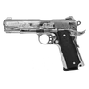 Kép 1/17 - Kuzey 1911  gázpisztoly, 9mm PA., fényes króm, vésett