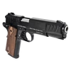 Kép 9/18 - Kuzey 1911 T gázpisztoly, 9mm PA., fekete, diófa markolat