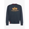 Kép 1/2 - Alpha Industries Basic Sweater pullóver, new navy/wheat, M