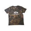 Kép 1/3 - Alpha Industries Basic T-Shirt Camo póló, olive camo, M