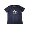 Kép 1/3 - Alpha Industries Basic T póló, mélykék, L