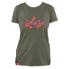 Kép 1/2 - Alpha Industries Flock Flower Print T Wmn póló, dark olive, M