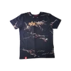 Kép 1/3 - Alpha Industries Lightning AOP T póló, black/orange, M
