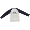 Kép 1/2 - Alpha Industries Basic LS hosszú újjú póló, replika kék, L
