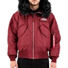 Kép 1/2 - Alpha Industries 45P Hooded Custom dzseki, burgundy, L