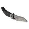 Kép 3/7 - Betyár bicska, fejesgörbe, forged carbon markolat, damaszk VG10
