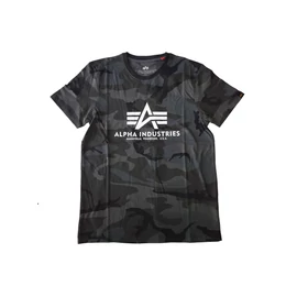 Alpha Industries Basic T-shirt Camouflage, black camo, S