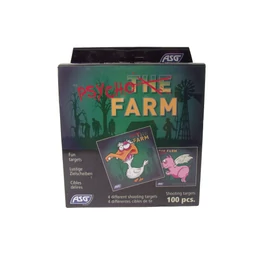 ASG Psycho Farm, zombi állatos lőlap 100 db 14x14