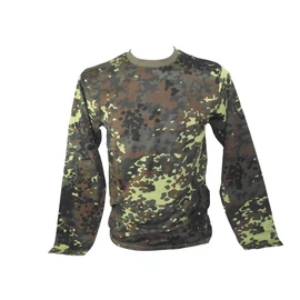 Miltec Langarmshirt hosszú ujjú póló, flecktarn, M