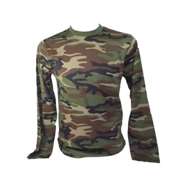 Miltec Langarmshirt hosszú ujjú póló, woodland, M
