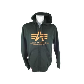 Alpha Industries Basic Zip Hoody pullóver, Dark Petrol, M