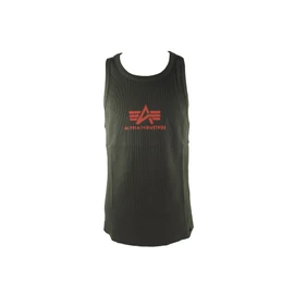 Alpha Industries Logo Tank póló, Dark Green, L