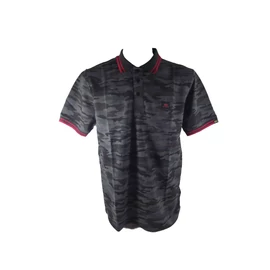 Alpha Industries Twinstripe Camo Polo póló, Black Camo, M